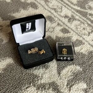 AEPhi Gold and Pearl Pins